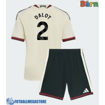 Fotballdrakt Barn Manchester United Diogo Dalot #2 Tredjedraktsett 2026-27 Kortermet (+ Korte bukser)